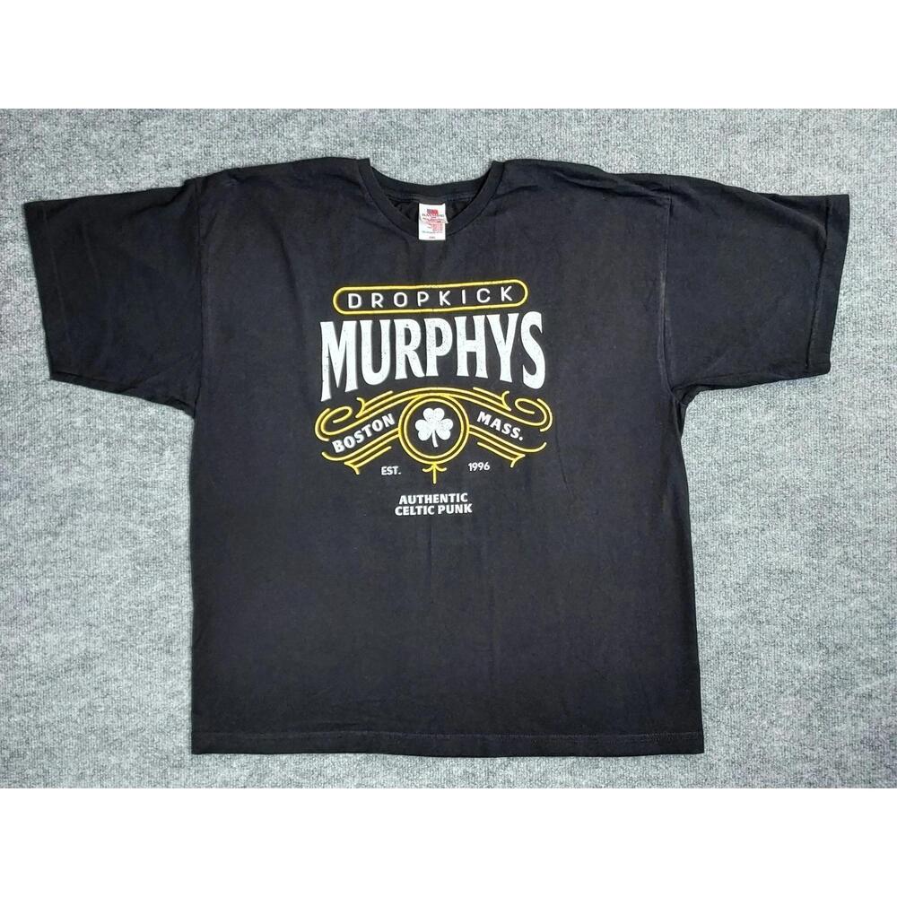 Dropkick Murphys  Fall Tour T-Shirt Boston Mass  2 Band Celtic Punk